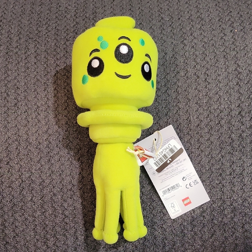 LEGO Space 9" Astronaut Plush - Green Alien - Target Exclusive
